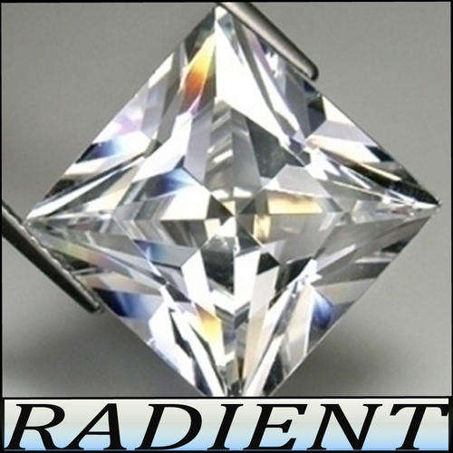 1.90 CT PRISTINE BRILLIANT PRINCESS, PRECISION MACHINE POLISHED AAA +++ DIAMOND STIMULANT