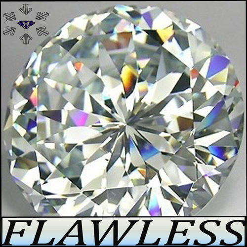 2.20 CT BLAZING BRILLIANT ROUND DIAMOND SIMULANT, PRECISION MACHINE POLISHED.(7MM)