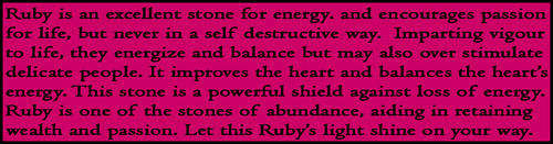 RUBIES- DEEP PIGEON BLOOD RED, SCARLET RED AND PURPLE RED RUBY GEMSTONES.