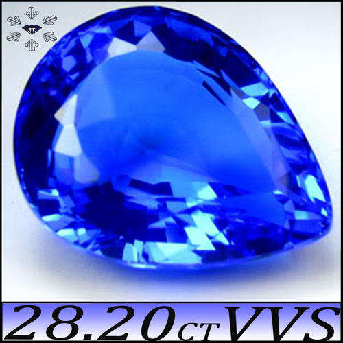 BLUE QUARTZ MAGNIFICIENT MULTI FACETED ROUND TANZANITE BLUE QUARTZ GEMSTONE.