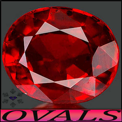 0.81CT PAIR RAVISHING RED NATURAL SONGEA SAPPHIRES [VVS], TWO CLEAN OVAL GEMSTONES.