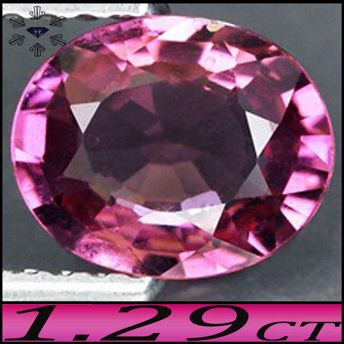 1.29CT GORGEOUS GEM PINK SPINEL [SI] ~ NATURAL PRECISION POLISHED UNHEATED MOGOK GEMSTONE.