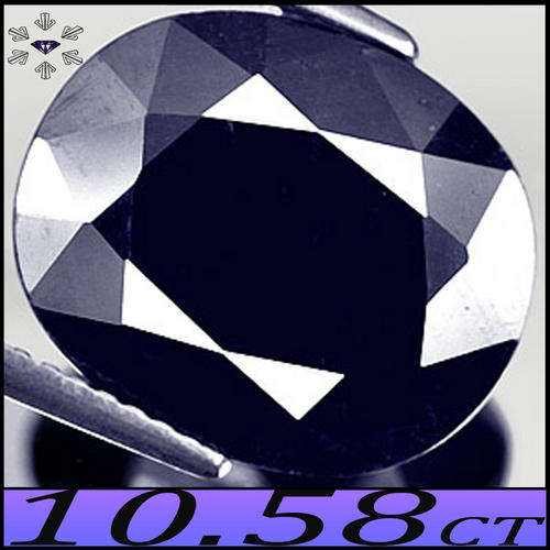 10.58 CT NATURAL SAPPHIRE, MAGNIFICENT SMOOTH MAGICAL MIDNIGHT BLUE GEMSTONE FROM THAILAND.