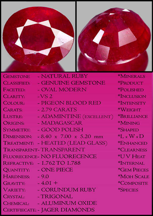 RUBY NATURAL PIGEON BLOOD RED OVAL POLISHED GEMSTONE.