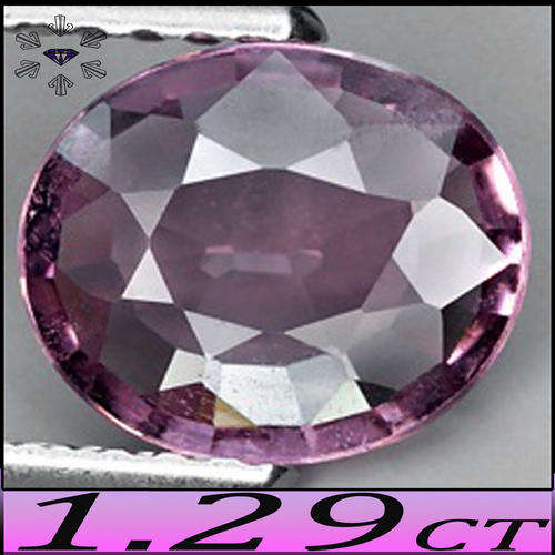 1.29 CT SPINEL [VS] ~ TANTALIZING GEM TITANIUM PURPLE PRECISION POLISHED NATURAL UNTREATED GEMSTONE.