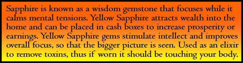 SAPPHIRES - GOLDEN YELLOW OR ORANGE SONGEA AND PADPARADSCHA FROM TANZANIA.
