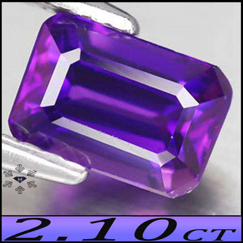 2.10CT VIOLET SAPPHIRE [VS] ~ CLEAN BLUE VIOLET GEM FROM THE MOROGORO CORONDUM MINE TANZANIA.