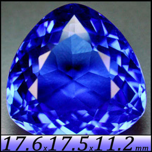 TANZANITE BLUE COLOURED QUARTZ, A MAGNIFICIENT MULTI  FACETED TRIILLIANT GEMSTONE.
