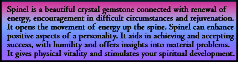 SPINEL - BLUE TO VIOLET OR PINK CERTIFIABLE GEMSTONES