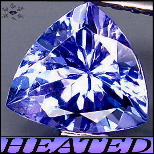 TANZANITE - INTENSE VIOLET DEEP BLUE [VVS] CLEAN TRILLIANT