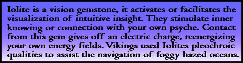 IOLITE AND TANZANITE VIOLET BLUE AND VIOLET CERTIFIABLE INVESTMENT GEMS