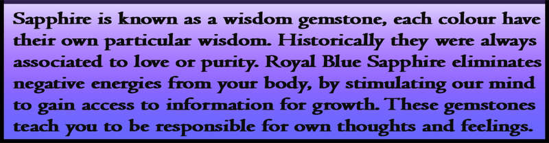 SAPPHIRES - VIOLET PINK OR PURPLE AND ROYAL BLUE INVESTMENT GEMS.