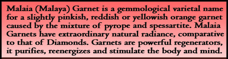 GARNET, SPESSARITE, MALAY OR DEMANTOID AND TSAVORITE CERTIFYABLE  GEMSTONES.