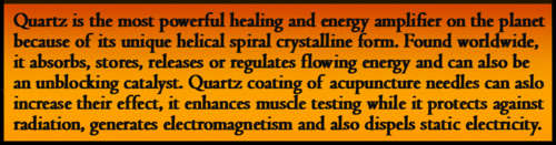 QUARTZ  GEMSTONE TO DESIRE, PRECISION POLISHED AND CLEAN. 