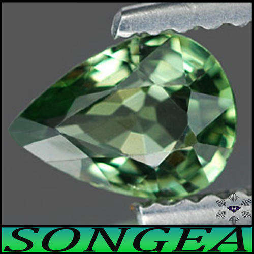 SAPPHIRE - BLUE OR GREEN AND GEM GREENISH BLUE OR FOREST BLUE GREEN GEMSTONES.