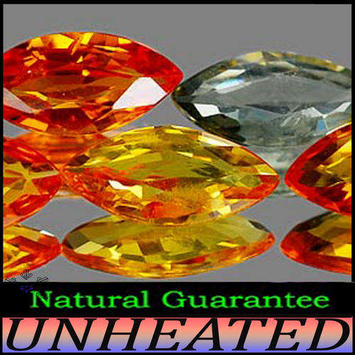 2.70ct Pretty Parcel Natural Unheated Sapphire - VVS - Five Perfectly Polished Marquise Gems