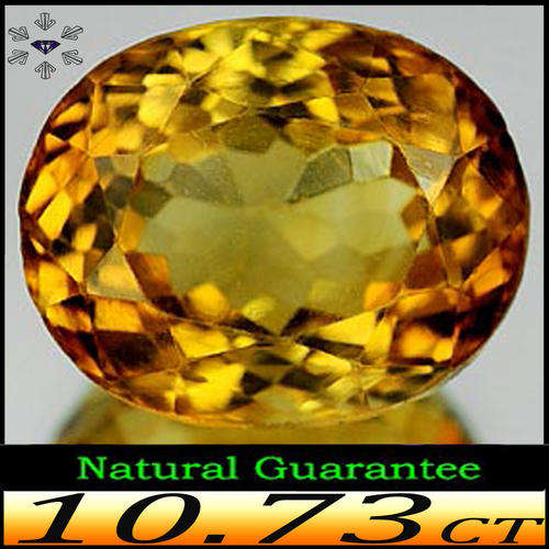 10.73CT IMPECCABLE IMPERIAL CHAMPAGNE TOPAZ [VVS] - UNHEATED MULTI FACETED OVAL GEM
