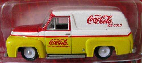 COCA COLA 1955 Ford Panel Delivery - Delivery Vehicles Collection  #12 - 1:64 scale 100% die cast