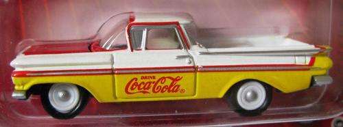 COCA COLA 1959 Chevy El Camino - Delivery Vehicles Collection #6 - 1:64 scale 100% die cast New