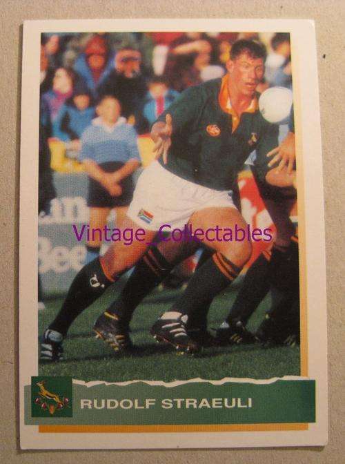Springbok 1994 Rugby Trading Card - FRITZ VAN HEERDEN 12/14
