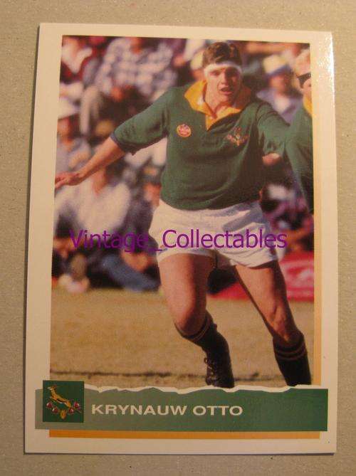 Springbok 1994 Rugby Trading Card - KRYNAUW OTTO 07/14