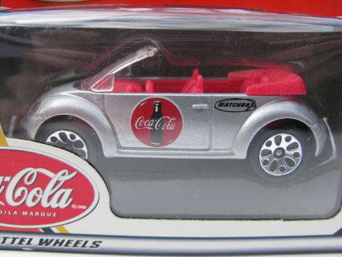 COCA COLA Matchbox Mattel Wheels * CONCEPT 1 BEETLE* - New & sealed in box