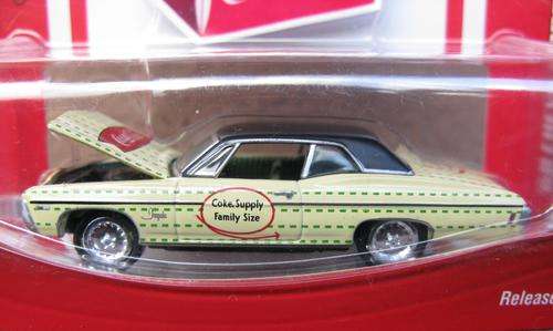 COCA COLA - '68 Chevy Impala - Family Fun #6 - 1/10 000 Limited Edition + Bonus Prime Sticker
