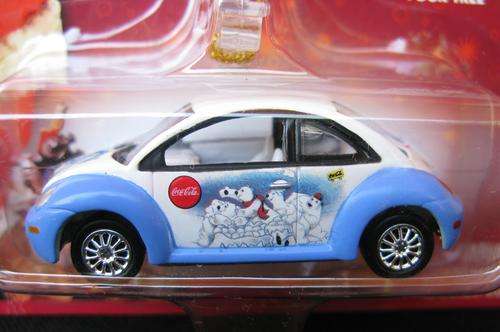 COCA COLA Holiday Ornaments - 2000 Volkswagen New Beetle