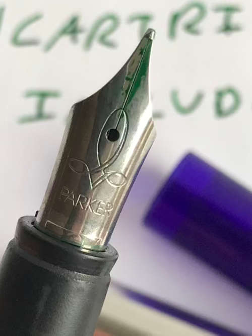 Parker Frontier Fountain Pen - Translucent Blue