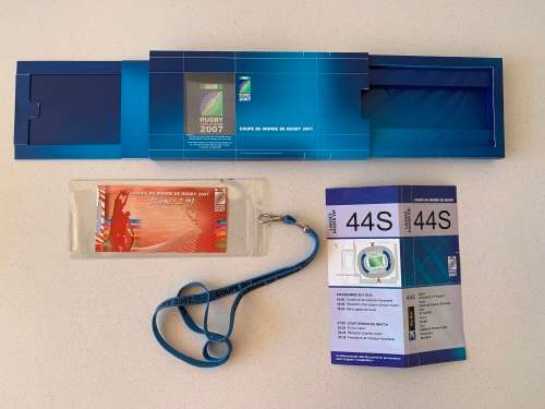 RUGBY WORLD CUP 2007 - VIP Ticket box - 7 October 2007 at 21h00