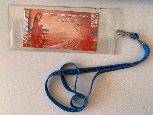RUGBY WORLD CUP 2007 - VIP Ticket box - 7 October 2007 at 21h00