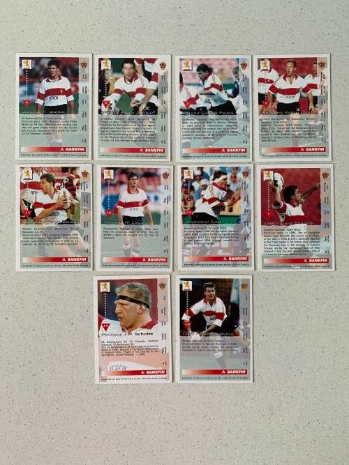 LOT of 61x 1994 Currie Cup Rugby cards - RESERVED for buyer Rugby Collector