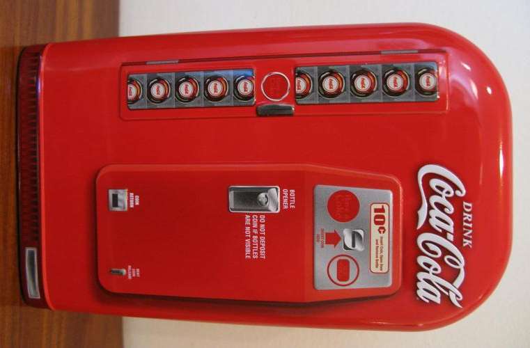 Coca Cola Box Vending Machine Tin New 2008