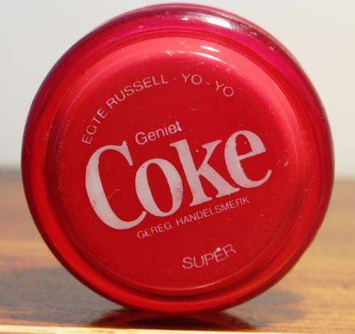 Old COCA COLA Genuine Russell Yo Yo - Super