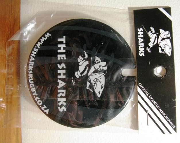 The SHARKS Rugby Licence Disc Holder - NEW - Official Licensed Merchandise.