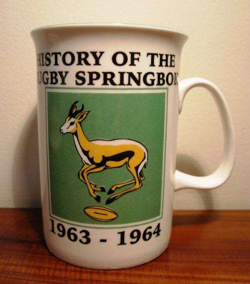 Springbok History Collectors Series - Limited Edition Rugby Springbok Mug 1963-1964
