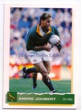 SPRINGBOKS 1994 Rugby Card - ANDRE JOUBERT - 31/90