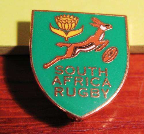 SPRINGBOK rugby crest pin badge