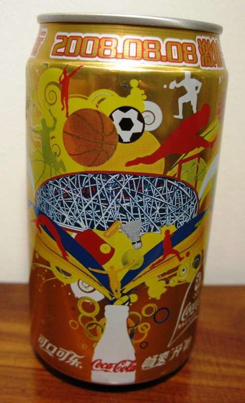 COCA COLA Coke Can - 08 08 2008 Olymic Games - CHINA