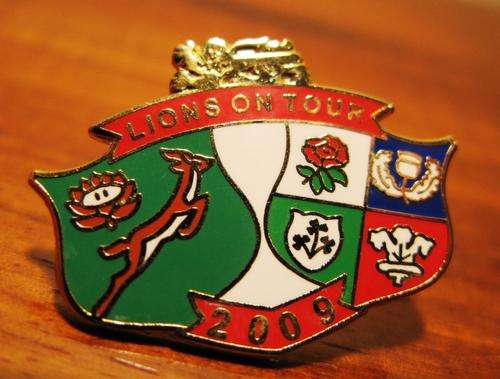 Lions on tour - 2009 - rugby tour pin badge