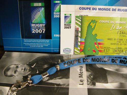 RUGBY WORLD CUP 2007 - **FINAL MATCH** VIP Ticket box - SOUTH AFRICA v ENGLAND
