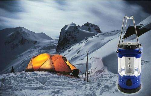 12 LED  Light Bivouac Camping Lantern Lamp with a Compass