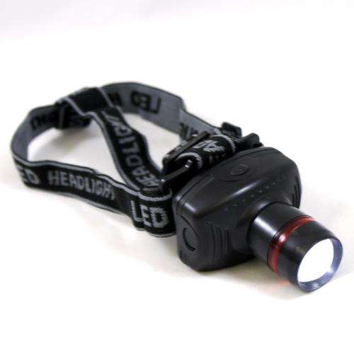 160 lumen, 170m BEAM range, High Power LED HEADLAMP