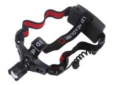 160 Lumens CREE XP-E LED Zoom Rechargeable Headlamp - All batteries included!!!