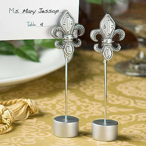 Fleur de Lis place card holder