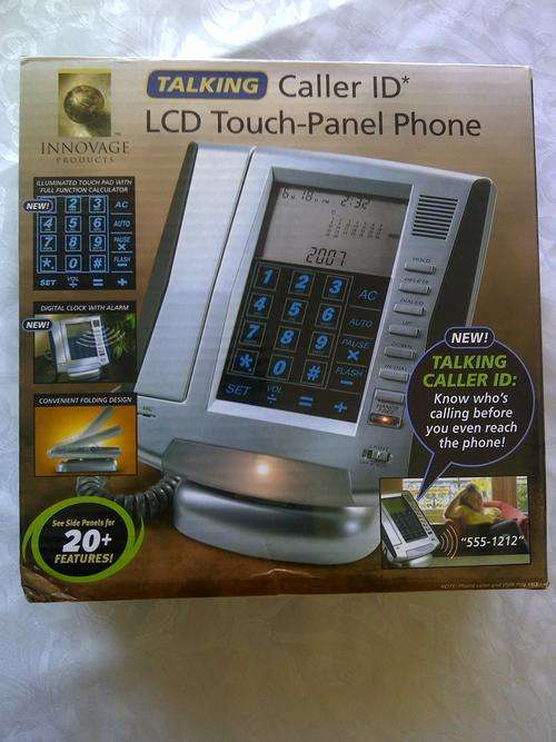 Talking Caller ID LCD touch-Panel Phone