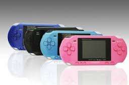 PVP HAND HELD GAME CONSOLE WITH 900 000 BUILT IN GAMES + 888 000 & 999 000 ADDITIONAL GAME CARDS