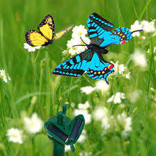 SOLAR GARDEN BUTTERFLY - POWERED BY THE SUN