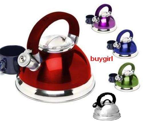 SPECIAL! ENERGY SAVING WHISTLING KETTLE:Works on Gas,Electro,Induction,Glass Ceramic & Halogen Plate