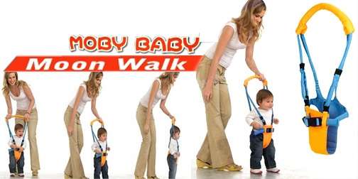 "Low Shipping"  BABY MOBY MOON WALKING SLING - HELPS YOUR BABY WALK SAFELY